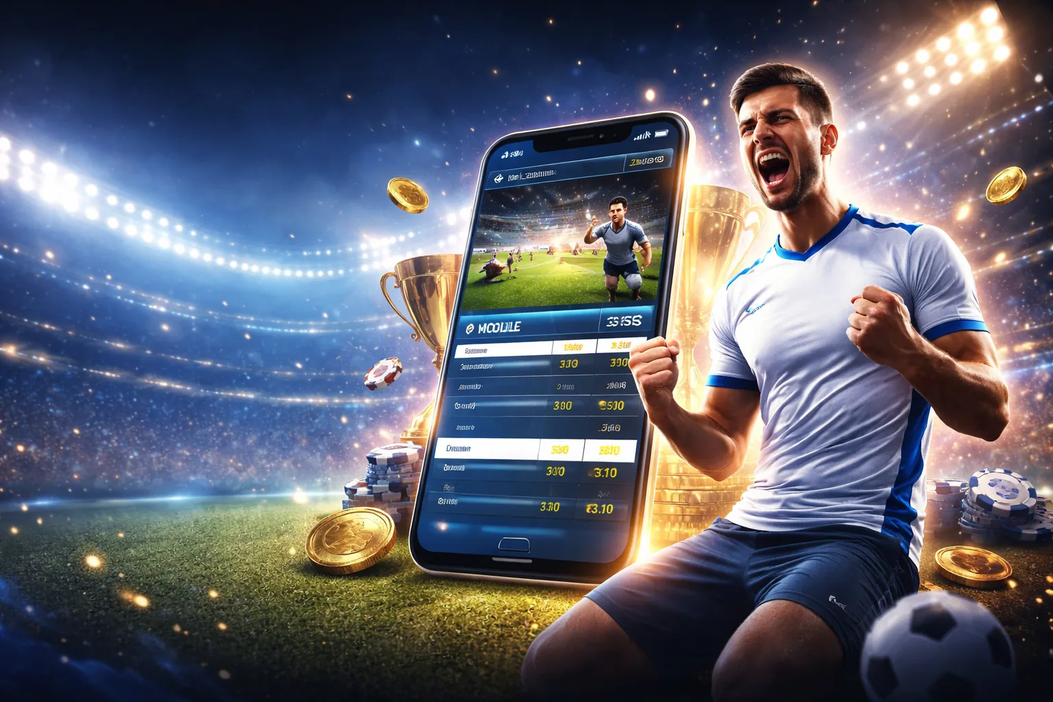 Cá cược thể thao 32WIN với không khí sôi động tại sân vận động
